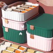 衣類収納ボックス 下着収納ケース 仕切りボックス 単品 5マス 10マス 15マス 仕切りなし 蓋付き パンツ インナー 靴下 ブラジャー 整理 小物収納 タンス チェスト クローゼット 引き出し 3段ボックス スタッキング 日用品 生活雑貨