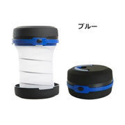 LEDランタン LEDライト 電池式 折りたたみ式 アウトドア用品 取っ手付き 吊り下げ コンパクト シンプル 持ち運び キャンプ 登山 乾電池 携帯