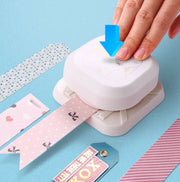 コーナーパンチ クラフトパンチ 穴あけパンチ 四隅 角 文房具 文具 コーナーカッター パンチ DIY ペーパークラフト道具 スクラップブッキング カード作成 角取り ハンドメイド用品 名刺 手紙 ポップアップ シンプル コンパクト 三角 丸 白