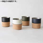 カップスリーブ カップホルダー カップカバー コルク風 コーヒー 断熱 耐熱 おしゃれ ナチュラル キャンプ アウトドア ギフト