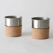 カップスリーブ カップホルダー カップカバー コルク風 コーヒー 断熱 耐熱 おしゃれ ナチュラル キャンプ アウトドア ギフト