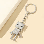 キーホルダー キーリング ロボット レトロ ユニーク かっこいい かわいい おしゃれ チャーム ギフト プレゼント メンズ レディース