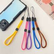 スマホストラップ ハンドストラップ リストストラップ 手首掛け 携帯ストラップ 丸紐 落下防止 スマホアクセサリー 定番 ベーシック シンプル 携帯電話 カメラ