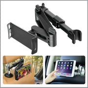 スマホホルダー タブレットホルダー スマートフォンホルダー 車用品 カー用品 車載用 カーアクセサリー ヘッドレスト用 後部座席用 ブラック レッド 取り付け簡単 便利グッズ
