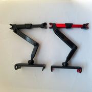 スマホホルダー タブレットホルダー スマートフォンホルダー 車用品 カー用品 車載用 カーアクセサリー ヘッドレスト用 後部座席用 ブラック レッド 取り付け簡単 便利グッズ