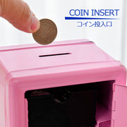 貯金箱 金庫型 鍵付き ダイヤルロック インテリア 小物入れ かわいい ミニ金庫 置物 飾り セキュリティボックス 引き出し 大切なもの 秘密 宝箱 アクセサリー ジュエリーケース ディスプレイ
