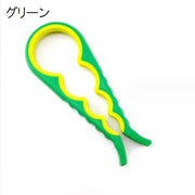 オープナー 蓋開け 2個セット キッチンツール キャップ ボトル 蓋 ふた ビン 瓶 ジャム はちみつ 調味料 開ける 力要らず 便利 キッチン雑貨