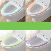 便座シート 便座カバー トイレ用品 O型 U型 無地 貼る 貼り付け 洗える 暖かい あったか 簡単取り付け 防寒 エコ 節電