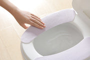 便座シート 便座カバー トイレ用品 O型 U型 無地 貼る 貼り付け 洗える 暖かい あったか 簡単取り付け 防寒 エコ 節電