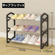 シューズラック 靴棚 3段 靴置き場 シューズスタンド 靴収納 下駄箱 玄関収納 靴棚 収納ラック スリッパラック 簡単組み立て 省スペース おしゃれ かわいい シンプル