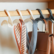 バッグハンガー 単品 かばん掛け カバン掛け 吊り下げ 吊るす クローゼット スカーフ ベルト キャップ 帽子 コンパクト 整理整頓 便利 収納用品