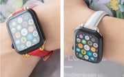 腕時計用ベルト apple watch用バンド アップルウォッチ用 レディース 女性 レザー 本革 吸汗性 通気性 交換ベルト 交換バンド 付け替え 着せ替え series 7 6 5 4 3 2 1 SE 38mm 40mm 41mm 42mm 44mm 45mm おしゃれ かわいい シンプル Apple Watch用 腕時計ベルト