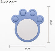 シーリングスタンプ台 シーリングワックス用品 パッド マット 円形 丸型 猫の手 ネコ 肉球 かわいい 封蝋 招待状 手紙 封筒