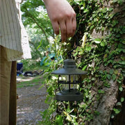 LEDランタン 充電式 アウトドア用品 フック付き 吊り下げ 引っ掛け 小型 ミニサイズ ランプ レトロ アンティーク風 キャンプ 防災 おしゃれ かっこいい