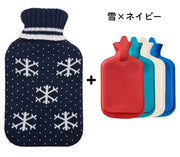 湯たんぽ ゆたんぽ カバー付き 冷え対策 保温グッズ 安眠グッズ 快眠 防寒対策 あったか 暖かい ペンギン チェック柄 無地 フェイクファー ポンポン 可愛い キュート 足元の冷え お腹の冷え