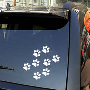 カーステッカー 車用ステッカー キズ隠し 凹み隠し 車 バイク 自転車 ボディステッカー シール 肉球 足跡 犬 猫 デコレーション カー用品
