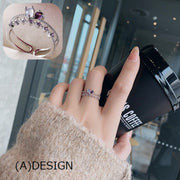 指輪 リング ファッションリング ハート フラワー ストーン 2連風 重ね付け風 きれい 可愛い かわいい デザイン豊富 レディース 女性 アクセサリー プレゼント ギフト 贈り物