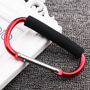 カラビナ フック D型カラビナ アウトドア 登山 キャンプ ビッグサイズ 大きめ ぶら下げ 吊り下げ バックル キーホルダー トレッキング 旅行 便利グッズ シンプル