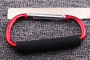 カラビナ フック D型カラビナ アウトドア 登山 キャンプ ビッグサイズ 大きめ ぶら下げ 吊り下げ バックル キーホルダー トレッキング 旅行 便利グッズ シンプル