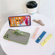 スマホベルト スマホバンド スライド式 落下防止 スマホホルダー スタンド機能 軽量 シンプル ホールドリング 薄型 カラバリ豊富 おしゃれ かわいい スマートフォン iPhone Android スマートホン アイフォン 便利 簡単
