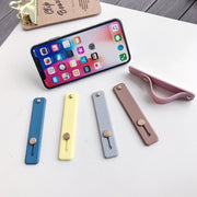 スマホベルト スマホバンド スライド式 落下防止 スマホホルダー スタンド機能 軽量 シンプル ホールドリング 薄型 カラバリ豊富 おしゃれ かわいい スマートフォン iPhone Android スマートホン アイフォン 便利 簡単