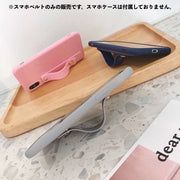 スマホベルト スマホバンド スライド式 落下防止 スマホホルダー スタンド機能 軽量 シンプル ホールドリング 薄型 カラバリ豊富 おしゃれ かわいい スマートフォン iPhone Android スマートホン アイフォン 便利 簡単