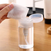 ポンプディスペンサー 除光液 詰め替えボトル アセトン非対応 120ml 150ml 200ml クリア ネイルリムーバー 消毒液 エタノール 液体容器 プッシュボトル 蓋付 ノンアセトン専用 ネイル用品 シンプル
