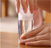 ポンプディスペンサー 除光液 詰め替えボトル アセトン非対応 120ml 150ml 200ml クリア ネイルリムーバー 消毒液 エタノール 液体容器 プッシュボトル 蓋付 ノンアセトン専用 ネイル用品 シンプル