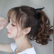 ポイントウィッグ ポニーテール 部分ウィッグ ロングヘアー ウェーブ カール ポニテ ボリュームアップ かつら 付け毛 つけ毛