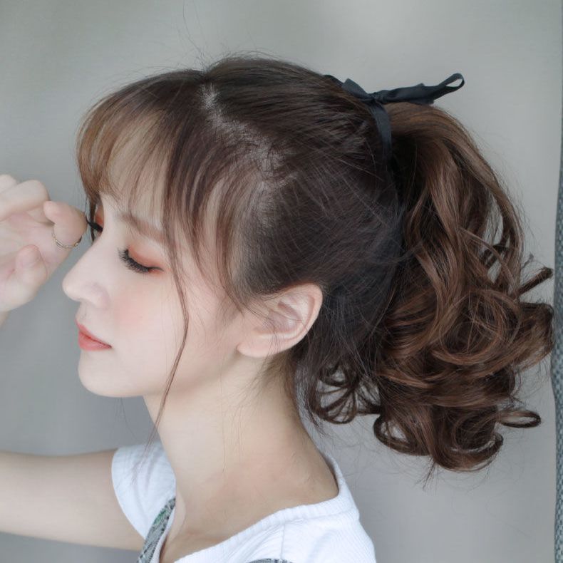 ポイントウィッグ ポニーテール 部分ウィッグ ロングヘアー ウェーブ カール 商品画像2