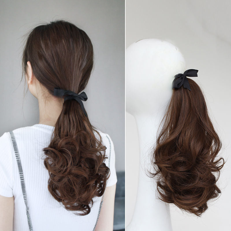 ポイントウィッグ ポニーテール 部分ウィッグ ロングヘアー ウェーブ カール 商品画像5