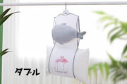 枕干しネット 枕ハンガー 洗濯用品 洗濯グッズ 洗濯 メッシュ 通気性 シングル ダブル クッション ぬいぐるみ 座布団 干す 吊るす 乾燥 物干し 日干し 省スペース