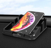 車用スマホホルダー スマホスタンド 滑り止めマット 携帯ホルダー 小物入れ 置き型 カーアクセサリー カー用品 机上 卓上 シリコン 車用品 室内用品 車内収納 整理整頓 ダッシュボード デスク 便利