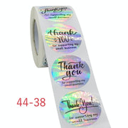 サンキューシール ギフトシール 500枚 1ロール ラッピング用品 thank you サンキュー ありがとう プレゼント ラベル ステッカー かわいい