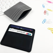 カードケース クレジットカードケース カード入れ カードホルダー お札入れ レディース メンズ 男女兼用 薄型 スリム コンパクト フェイクレザー レザー調 無地 単色 ブラック シンプル おしゃれ かわいい ユニセックス