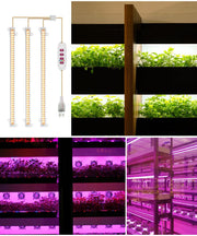 植物育成ライト プラントライト 植物ライト LEDライト 3ヘッド USB接続 5段階調光 タイマー機能 日照不足解消 水耕栽培 室内栽培 観葉植物 ガーデニング 家庭菜園 園芸