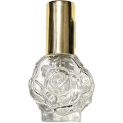 アトマイザー 10ml 香水 詰め替えボトル スプレー 香水瓶 ガラス フラワー 花 バラ 薔薇 ミニ コンパクト 詰め替え ポータブル かわいい おしゃれ 携帯 持ち運び 女性 大人女子