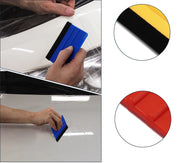 スキージー ヘラ カーラッピング 車用品 フェルト付き 単品 シンプル 簡単 エアー抜き 貼り付け 施工道具 空気抜き DIY 傷なし カー用品 カーボンシート フィルム ステッカー