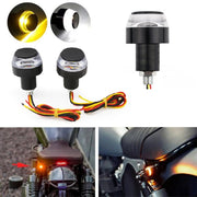 バイク用 LEDウインカー グリップバーエンドライト バイク用品 オートバイ 単車 パーツ ターンシグナル グリップ ハンドル バイクカスタム