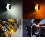 バイク用 LEDウインカー グリップバーエンドライト バイク用品 オートバイ 単車 パーツ ターンシグナル グリップ ハンドル バイクカスタム