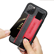iPhoneケース スマホカバー 背面ベルト バンド カード収納 カードホルダー ポケット スタンド機能 リング付き PU レザー調 背面保護 傷防止 落下防止 おしゃれ かっこいい 上品 シンプル ツートン iPhone6 7 8 9 10 11 12 SE X XS XR XsMax 12mini ProMax plus