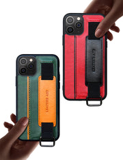 iPhoneケース スマホカバー 背面ベルト バンド カード収納 カードホルダー ポケット スタンド機能 リング付き PU レザー調 背面保護 傷防止 落下防止 おしゃれ かっこいい 上品 シンプル ツートン iPhone6 7 8 9 10 11 12 SE X XS XR XsMax 12mini ProMax plus