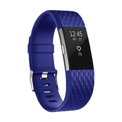 Fitbit Charge2 交換バンド ベルト 腕時計用ベルト フィットビット ディープブルー バリエーション画像