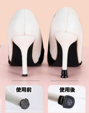 ヒールプロテクター ヒールカバー ヒールキャップ 靴用品 靴グッズ U型 U字 シューアクセサリー 補修 修理 ハイヒール ピンヒール ミュール かかと保護 保護