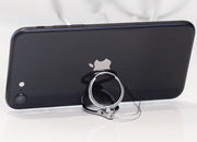 スマホリングストラップ スマホストラップ スマホリング 携帯ストラップ スマホアクセサリー リングストラップ フィンガーストラップ 落下防止 スマホスタンド 2way ラインストーン キラキラ おしゃれ シンプル スタイリッシュ 黒 銀色 金色 ローズゴールド