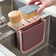 三角コーナー 排水ラック 折り畳み可能 キッチン用品 シンクストレーナー 水切りラック スポンジラック スポンジ置き ダストボックス ゴミ受け 生ごみ入れ 吸盤式 流し台