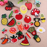 ワッペン アップリケ パッチ DIY ハンドメイド クラフト 布 手作り 手芸 刺繍 アイロン 入園準備 入学準備 アニマル 野菜 フルーツ 果物 くだもの キッズ 子ども 園児 幼児 小学生 バッグ 鞄 靴 シューズ かわいい キュート 簡単