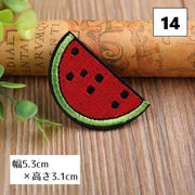 ワッペン アップリケ パッチ DIY ハンドメイド クラフト 布 手作り 手芸 刺繍 アイロン 入園準備 入学準備 アニマル 野菜 フルーツ 果物 くだもの キッズ 子ども 園児 幼児 小学生 バッグ 鞄 靴 シューズ かわいい キュート 簡単