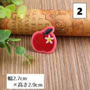 ワッペン アップリケ パッチ DIY ハンドメイド クラフト 布 手作り 手芸 刺繍 アイロン 入園準備 入学準備 アニマル 野菜 フルーツ 果物 くだもの キッズ 子ども 園児 幼児 小学生 バッグ 鞄 靴 シューズ かわいい キュート 簡単