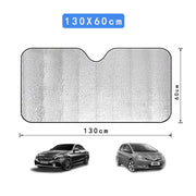 フロントサンシェード 130×60cm 140×70cm 車用品 カー用品 日よけ 日焼け防止 劣化防止 フロントガラス バイザー サンシェード コンパクト 収納 省スペース 折りたたみ 車 便利グッズ 猛暑対策 カーアクセサリー 紫外線対策